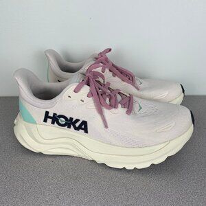 Hoka Arahi 8 Women's size 8.5B Rose Cream Alabaster Running Shoes